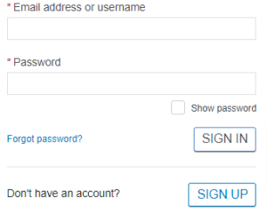 Forgotten Password 