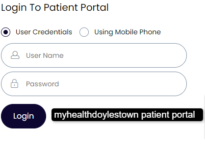 myhealthdoylestown patient portal Login