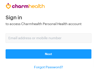 Charm Patient Portal Login