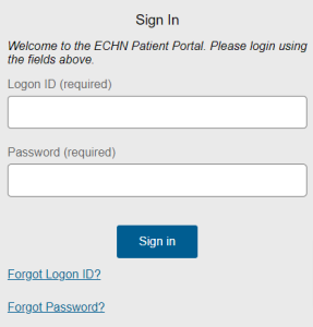 ECHN Patient Portal Login
