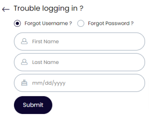 Thundermist Patient Portal forgot password