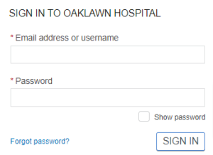 Oaklawn Patient Portal Login