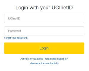 UCI Patient Portal Login
