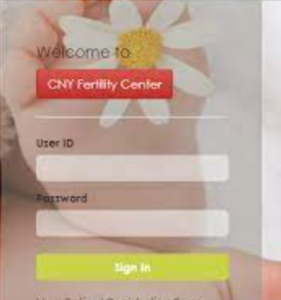 CNY Fertility Patient Portal login