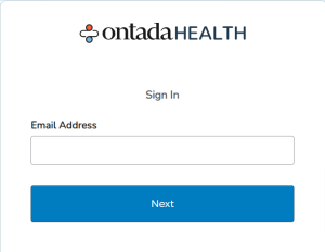 Ontada Health Patient Portal login